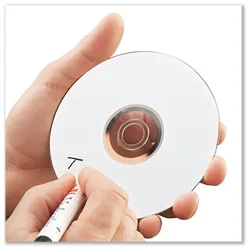 Discount 700 MB/80 min 52x CD-R Recordable Disc - White (100/Pack) Office Electronics & Batteries