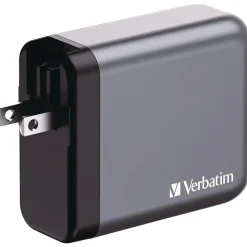 Sale 140 W 4-Port GaN Wall Charger - Black/Gray Office Electronics & Batteries