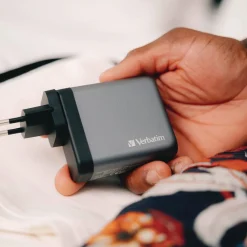 Sale 140 W 4-Port GaN Wall Charger - Black/Gray Office Electronics & Batteries