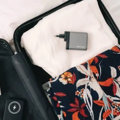 Sale 140 W 4-Port GaN Wall Charger - Black/Gray Office Electronics & Batteries