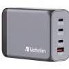 New 240 Watts 4-Port GaN Wall Charger - Black/Gray Office Electronics & Batteries