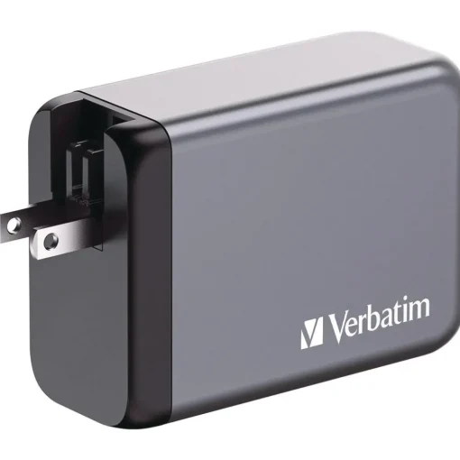 New 240 Watts 4-Port GaN Wall Charger - Black/Gray Office Electronics & Batteries