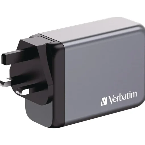 New 240 Watts 4-Port GaN Wall Charger - Black/Gray Office Electronics & Batteries