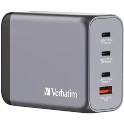 Online 200 Watts 4-Port GaN Wall Charger - Black/Gray Office Electronics & Batteries