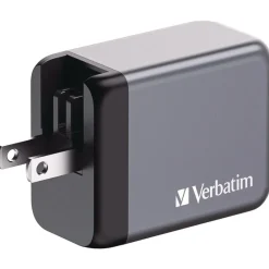 New 100 Watts 4-Port GaN Wall Charger - Black/Gray Office Electronics & Batteries