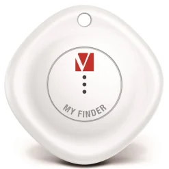 My Finder Bluetooth Tracker for Apple iOS - Black/White (2/Pack) Office Electronics & Batteries