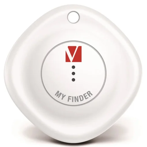 My Finder Bluetooth Tracker for Apple iOS - Black/White (2/Pack) Office Electronics & Batteries