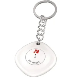 My Finder Bluetooth Tracker for Apple iOS - Black/White (2/Pack) Office Electronics & Batteries