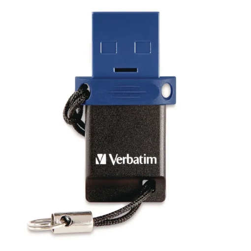 Online Store n' Go Dual USB 3.2 Gen 1 Flash Drive for USB-C Devices - Blue Office Electronics & Batteries