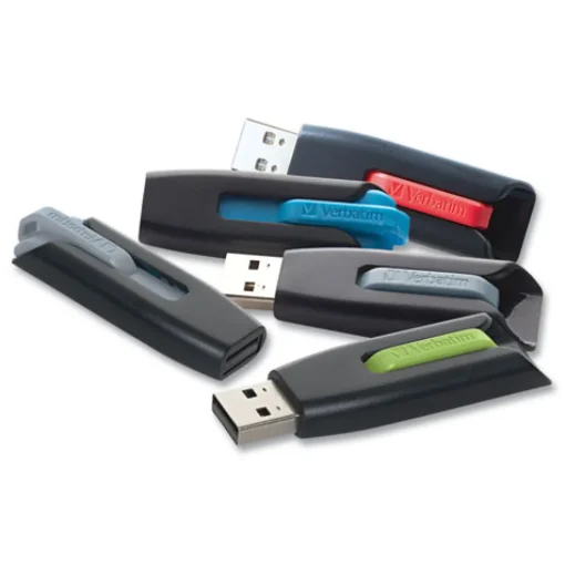 Online Store 'n' Go V3 64 GB USB 3.0 Drive - Black/Gray Office Electronics & Batteries