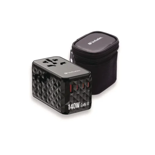 Hot UTA-10 GaN III 3-USB-A/3-USB-C Universal Travel Adapter Office Electronics & Batteries