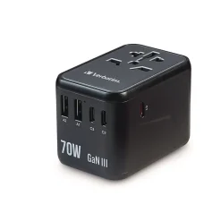 Best UTA-09 Gan III 2-USB-A/2-USB-C/USB-C with Power Delivery 3.0 Universal Travel Adapter Office Electronics & Batteries