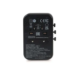 Best UTA-09 Gan III 2-USB-A/2-USB-C/USB-C with Power Delivery 3.0 Universal Travel Adapter Office Electronics & Batteries