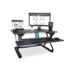 Hot 36 in. x 31.25 in. x 5.25 in. to 20 in. High Rise Height Adjustable Standing Desk with Keyboard Tray - Gray/Black Cleaning & Janitorial Supplies