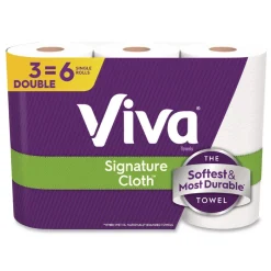 Hot 5.1 in. x 11 in. 1-Ply Signature Cloth Choose-A-Sheet Kitchen Roll Paper Towels - White (8/Carton) Paper & Dispensers