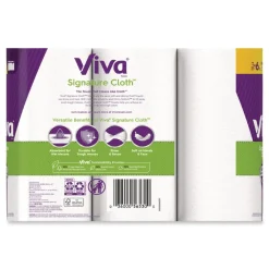 Hot 5.1 in. x 11 in. 1-Ply Signature Cloth Choose-A-Sheet Kitchen Roll Paper Towels - White (8/Carton) Paper & Dispensers