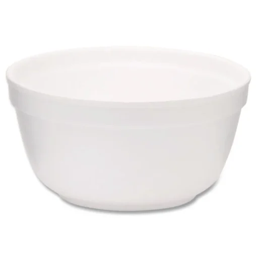 Sale 12 oz Squat Style Foam Bowls - White (1000/Carton) Tabletop And Serveware