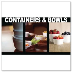 Sale 12 oz Squat Style Foam Bowls - White (1000/Carton) Tabletop And Serveware