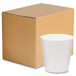 Best 16 oz Tall Style Foam Bowls - White (500/Carton) Tabletop And Serveware
