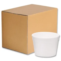 Sale 4 oz Tall Style Foam Bowls - White (1000/Carton) Tabletop And Serveware