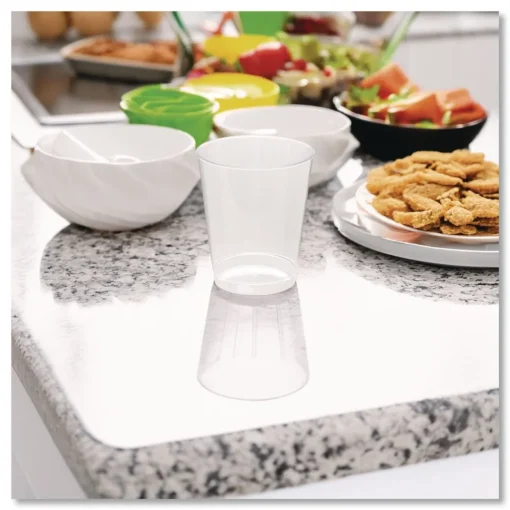 Best Comet 7 oz Plastic Tumbler - Clear, Tall (500/Carton) Tabletop And Serveware