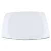Hot 4.8 in. x 5.9 in. x 0.3 in. PLA Rectangular Plastic Deli Container Lids - Clear (900/Carton) Tabletop And Serveware