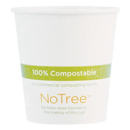 New 10 oz. NoTree Paper Hot Cups - Natural (1000/Carton) Tabletop And Serveware