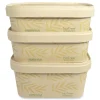 Clearance CT-NT-16 16 oz 4.7 in. x 6.8 in. x 1.6 in. Sugarcane No Tree Rectangular Containers - Natural (300/Carton) Tabletop And Serveware