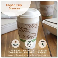 Clearance Hot Cup Sleeves Fits 8 oz. Cups - Natural (1000/Carton) Tabletop And Serveware