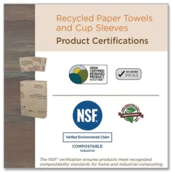 Clearance Hot Cup Sleeves Fits 8 oz. Cups - Natural (1000/Carton) Tabletop And Serveware