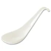 Clearance SP-TP-AS Plastic Asian Soup Spoon TPLA Compostable Cutlery - White (500/Carton) Tabletop And Serveware