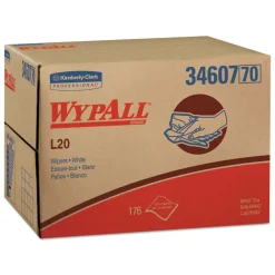 Outlet 176/Box L20 Brag Box Wipers - White Paper & Dispensers