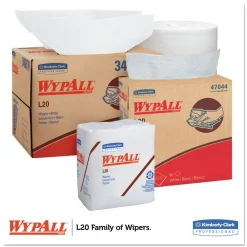 Outlet 176/Box L20 Brag Box Wipers - White Paper & Dispensers