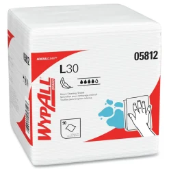 Hot L30 Quarter Fold 12.5 in. x 12 in. Towels (90/Polypack, 12 Polypacks/Carton) Paper & Dispensers