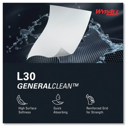 Hot L30 Quarter Fold 12.5 in. x 12 in. Towels (90/Polypack, 12 Polypacks/Carton) Paper & Dispensers