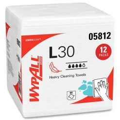 Hot L30 Quarter Fold 12.5 in. x 12 in. Towels (90/Polypack, 12 Polypacks/Carton) Paper & Dispensers