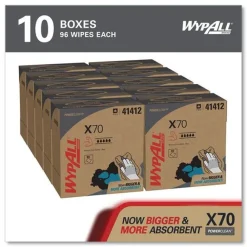 Sale X70 9-1/10 in. x 16-4/5 in. Cloths - Blue (100/Box 10 Boxes/Carton) Cleaning & Janitorial Supplies