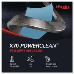 Sale X70 9-1/10 in. x 16-4/5 in. Cloths - Blue (100/Box 10 Boxes/Carton) Cleaning & Janitorial Supplies