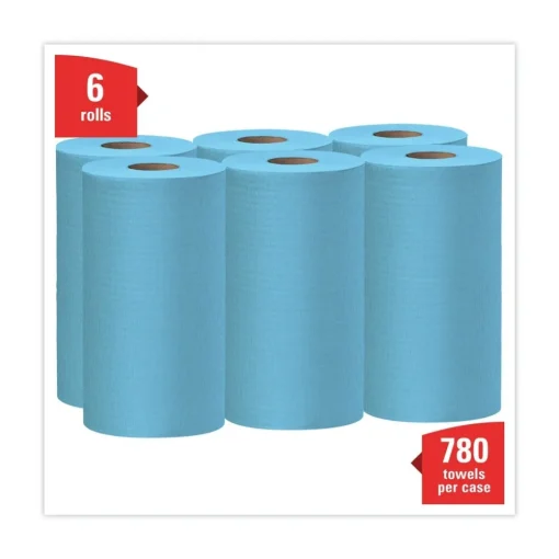 Discount X60 13.5 in. x 19.6 in. Cloths - Small, Blue (130/Roll, 6 Rolls/Carton) Cleaning & Janitorial Supplies